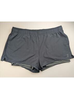 Chubbies Lined Gym Shorts Womens XL Black Stretch Exercise Running Athletic